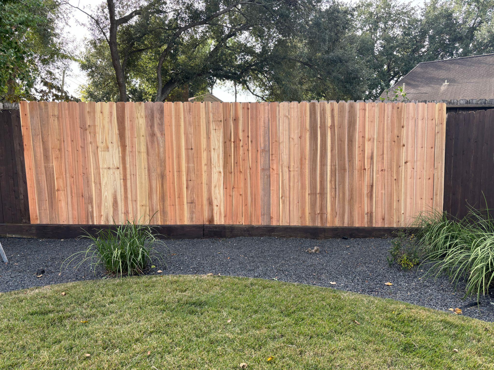 Privacy wood fence installation Buffalo NY