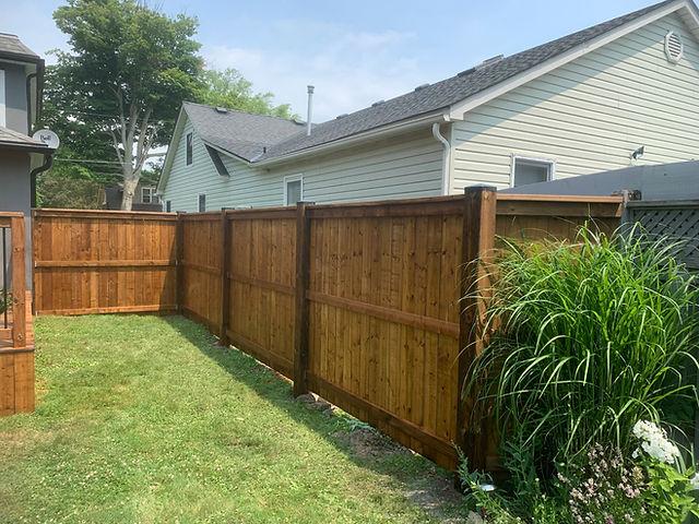 Wood fence installation Buffalo NY